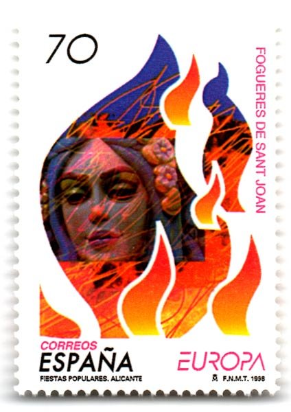 Lee más sobre el artículo Noche de San Juan a través de los sellos con la temática Europa