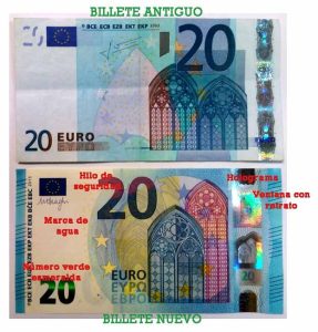 Lee más sobre el artículo Puesta en circulación del nuevo billete de 20 € de la serie Europa