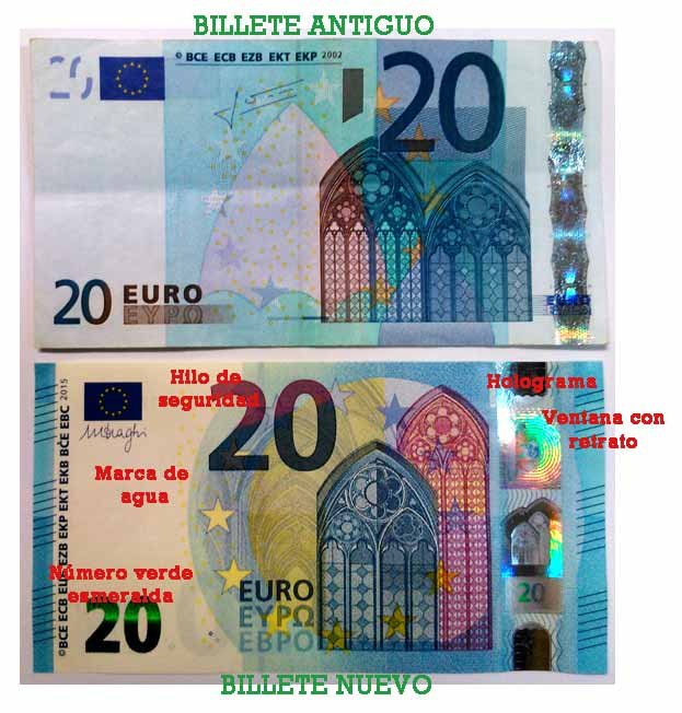 Lee más sobre el artículo Puesta en circulación del nuevo billete de 20 € de la serie Europa